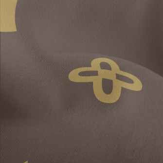 Simple Geometric Flowers Lightweight Performance Linen
