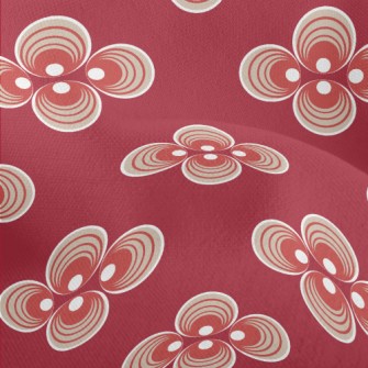 Modern Circle Decoration Lightweight Performance Linen