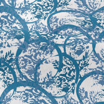 Blue Watercolor Doodle Modern Jersey