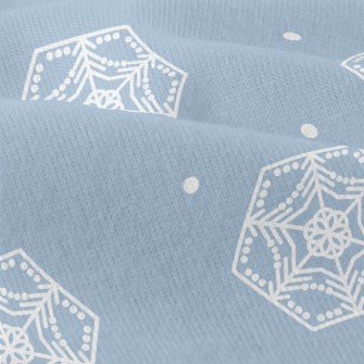 Octagonal Snowflake Pattern Modern Jersey