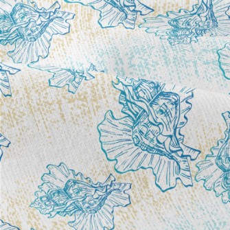 Hand Drawn Beautiful Shells Modern Jersey