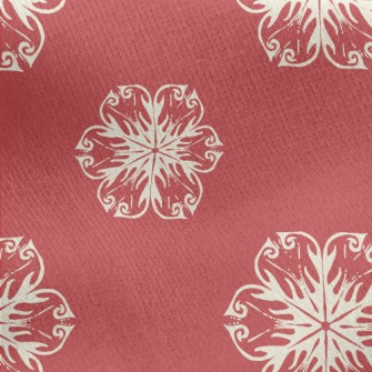 Gorgeous Flower Pattern Jersey Backed Fleece