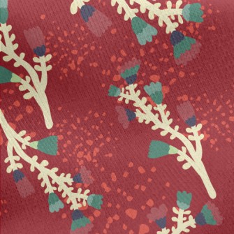 Children's Hand-painted Fl Jersey Backed Fleece