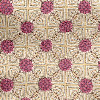 Beautiful Geometric Patterns Jersey Backed Fleece
