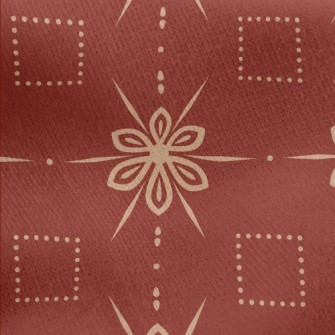 Chinese Abstract Pattern Jersey Backed Fleece