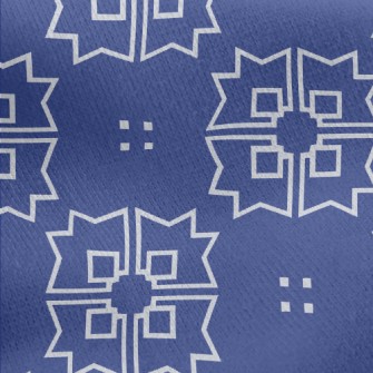 Geometric Mosaic Jersey Backed Fleece