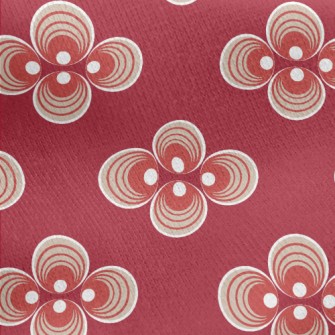 Modern Circle Decoration Jersey Backed Fleece