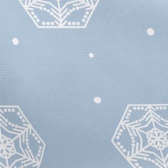Octagonal Snowflake Pattern Pongee