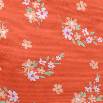 Cute Colorful Flowers Pongee