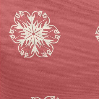 Creative Retro Snowflakes Pongee