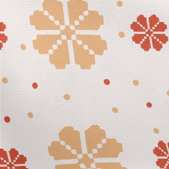 Hand Painted Flowers Pongee