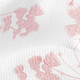 Flying Dandelion Seeds Stretch Jersey