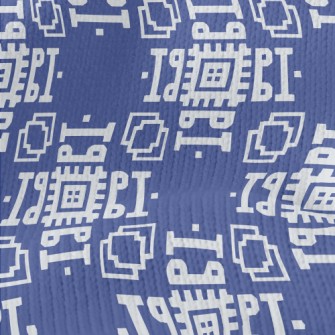 Geometric Mosaic Pattern Stretch Jersey