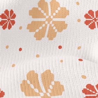 Hand Painted Flowers Stretch Jersey