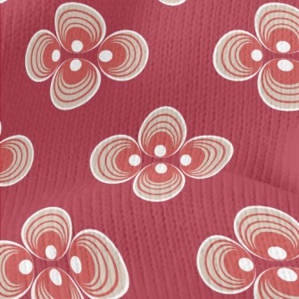 Modern Circle Decoration Stretch Jersey