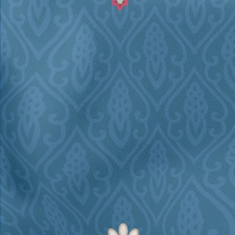 Flower Decorative Pattern Lightweight Cotton Poplin