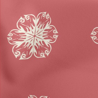 Creative Retro Snowflakes Lightweight Cotton Poplin