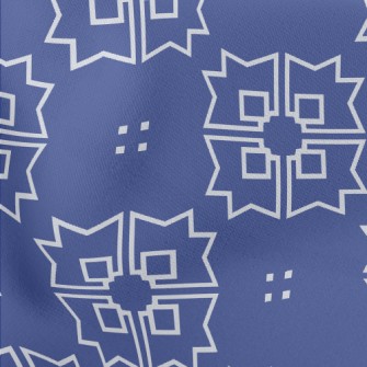 Geometric Mosaic Lightweight Cotton Poplin
