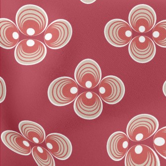 Modern Circle Decoration Lightweight Cotton Poplin