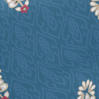 Flower Decorative Pattern Midweight Cotton Poplin