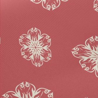 Gorgeous Flower Pattern Midweight Cotton Poplin
