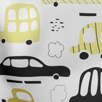 Simple Color Block Car Stretch Ponte