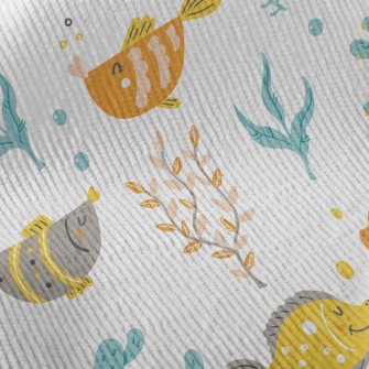 Leisurely Little Fish On The B Standard Corduroy