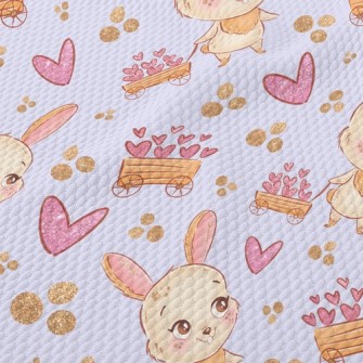 Send Love Bunny Birdseye Piqué