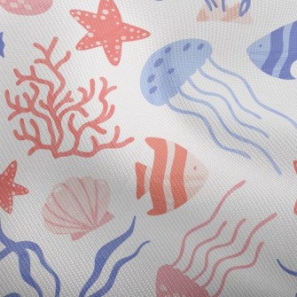 Bright Coral Jellyfish Fish Dobby