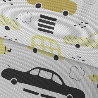Simple Color Block Car Waterproof Oxford