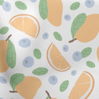 Sweet Mango And Orange Stretch Ponte