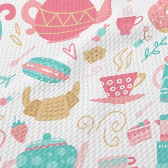 Warm Country Afternoon Tea Birdseye Piqué