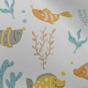 Leisurely Little Fish On The B Chiffon