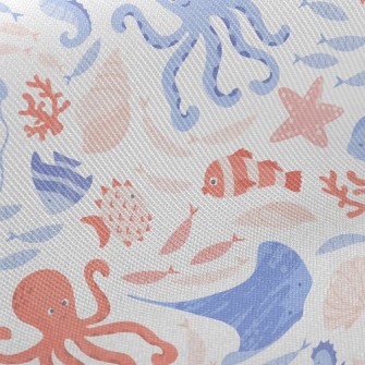Gentle Octopus Seahorse Starfi Twill