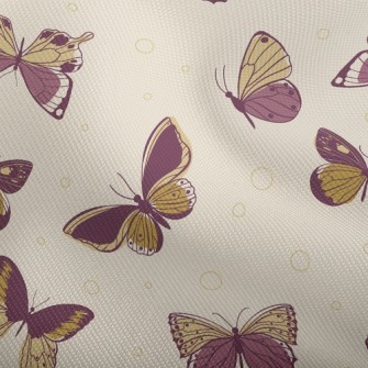 Elegant Bicolor Butterfly Dobby