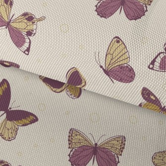 Elegant Bicolor Butterfly Waterproof Oxford