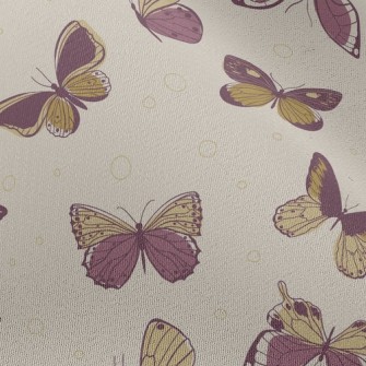 Elegant Bicolor Butterfly Chiffon