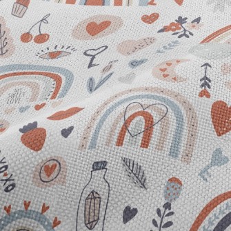 Fairy Forest Flowers And Plant Performance Linen