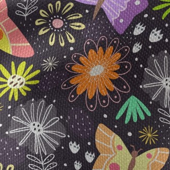 Butterflies Flying In The Flow Waterproof Canvas