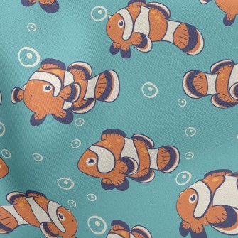 Cute Clownfish Family Stretch Ponte