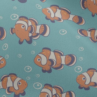 Cute Clownfish Family Chiffon