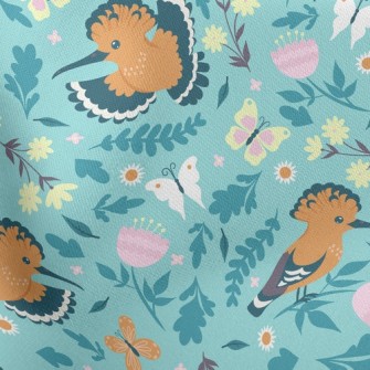 Happy Bright Hummingbird Stretch Ponte