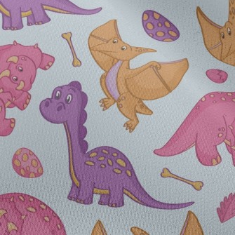 Pterodactyl Triceratops Brachi Chiffon