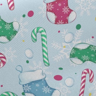 Colorful Snowflake Christmas S Twill