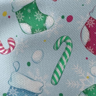 Colorful Snowflake Christmas S Waterproof Canvas