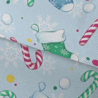 Colorful Snowflake Christmas S Waterproof Oxford