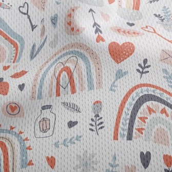 Fairy Forest Flowers And Plant Athletic Mesh Flat Back