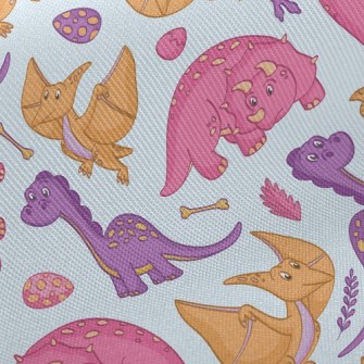Pterodactyl Triceratops Brachi Twill