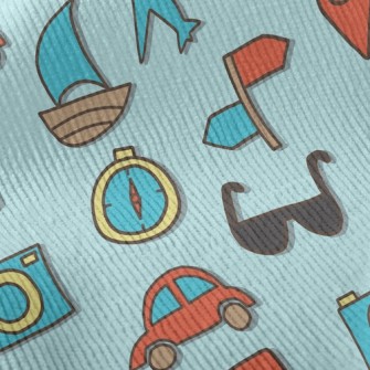 Travel Around The World By Sea Standard Corduroy