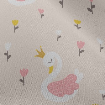 Flowers Beautiful Swan Princes Chiffon